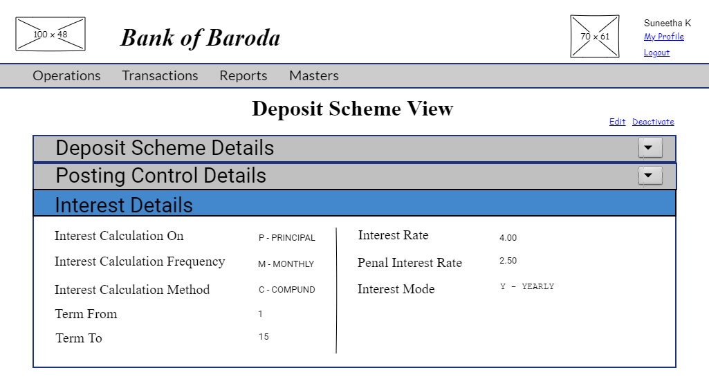 Deposit Scheme View 3