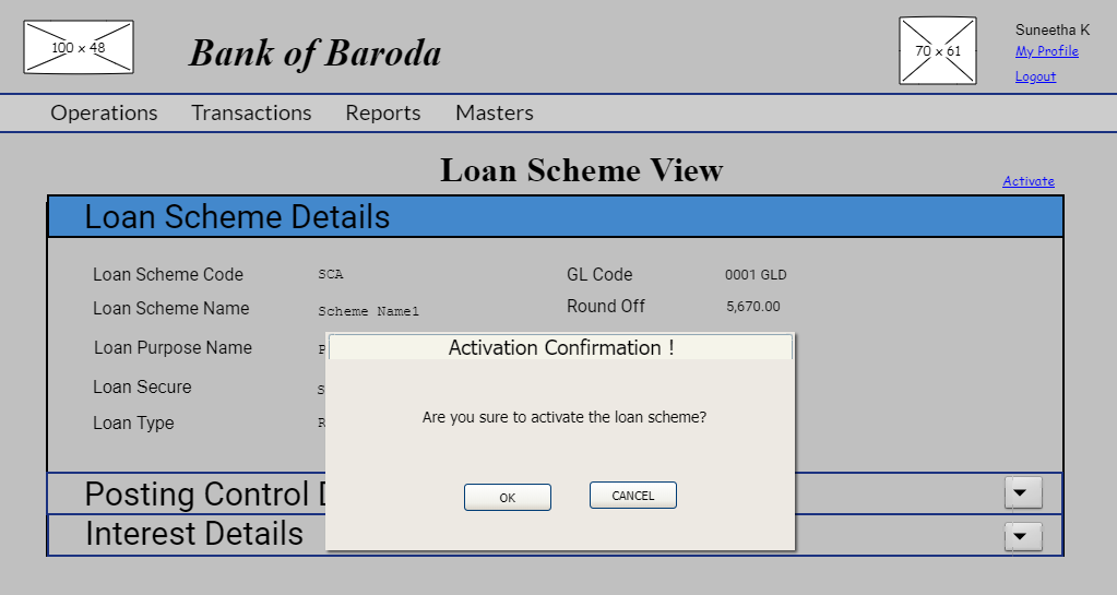 Loan Scheme Activate Confirmation